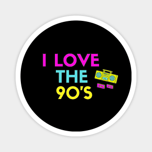 I Love The 90s Magnet